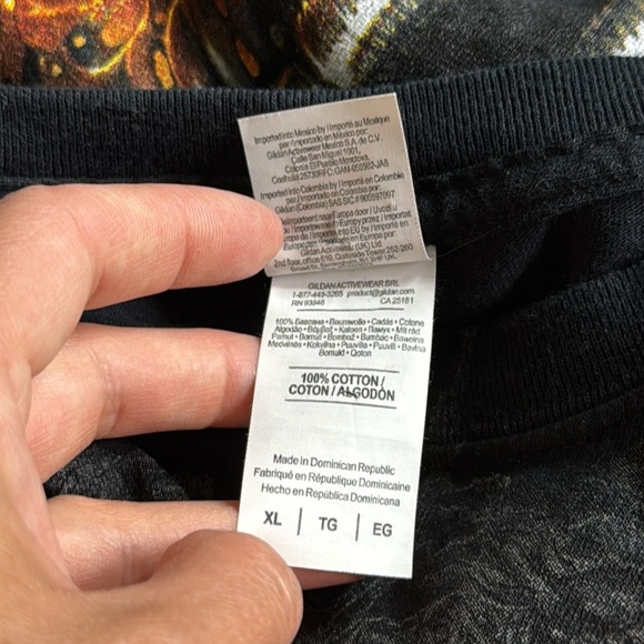 Sturgis 2019 Black Hills Biker Rally Black AOP Tshirt Size XL - Picture 9 of 9